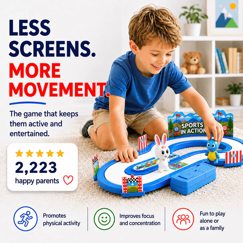 Interactive Racing Game for Kids