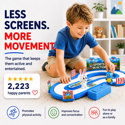 Interactive Racing Game for Kids