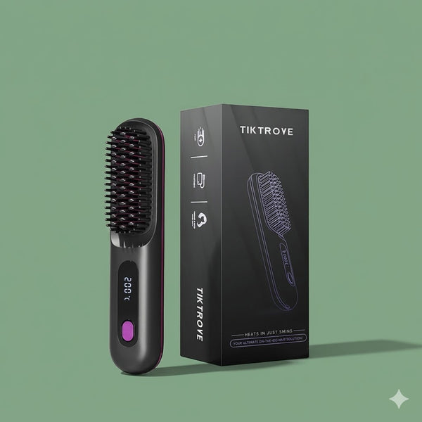 Portable Straightener Brush - GoBrush PRO
