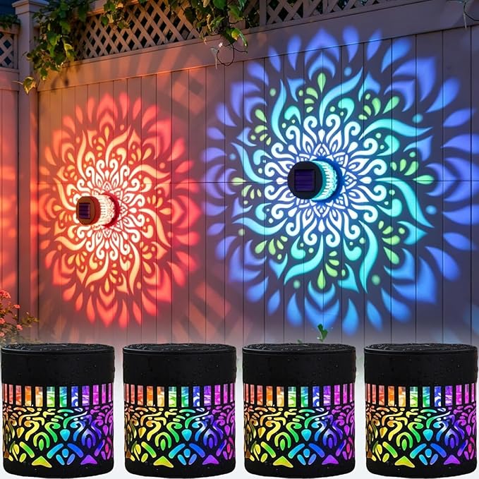 🌞 Vintage Solar Outdoor Lantern (2Pack)