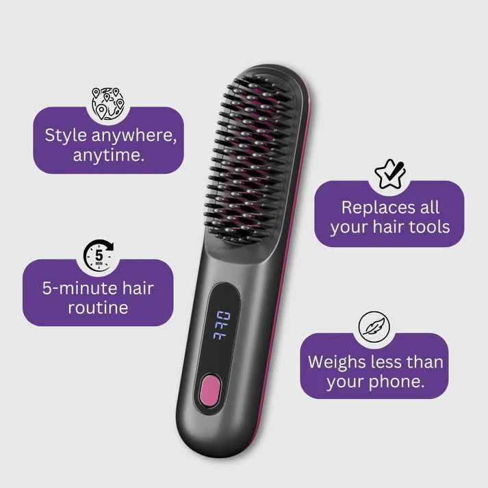 Steamline Pro Steam Straightener Brush 💯