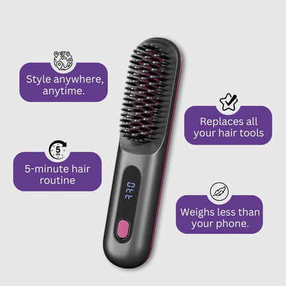 Steamline Pro Steam Straightener Brush 💯