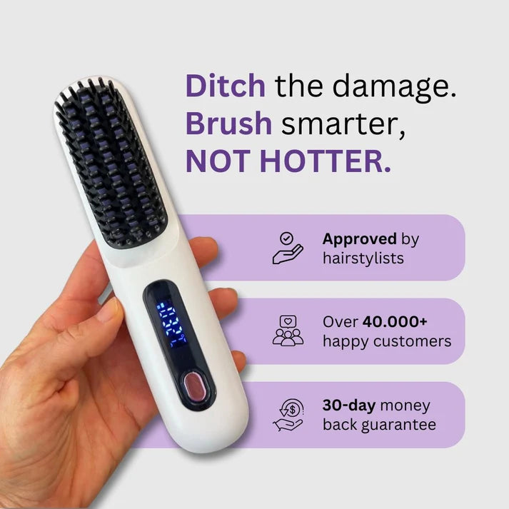 Steamline Pro Steam Straightener Brush 💯