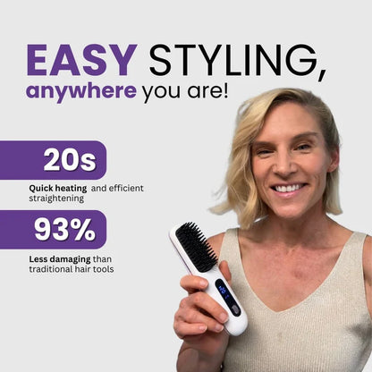 Steamline Pro Steam Straightener Brush 💯