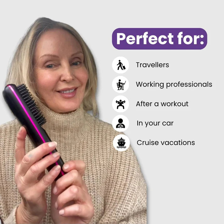 Steamline Pro Steam Straightener Brush 💯